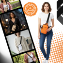 Bolsa feminina mini tiracolo Quintina, elegante e estilosa, feita em material de alta qualidade para looks modernos.