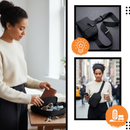 Bolsa pequena de ombro elegante da Quintina, acessório de couro com design estiloso e prático para uso diário.