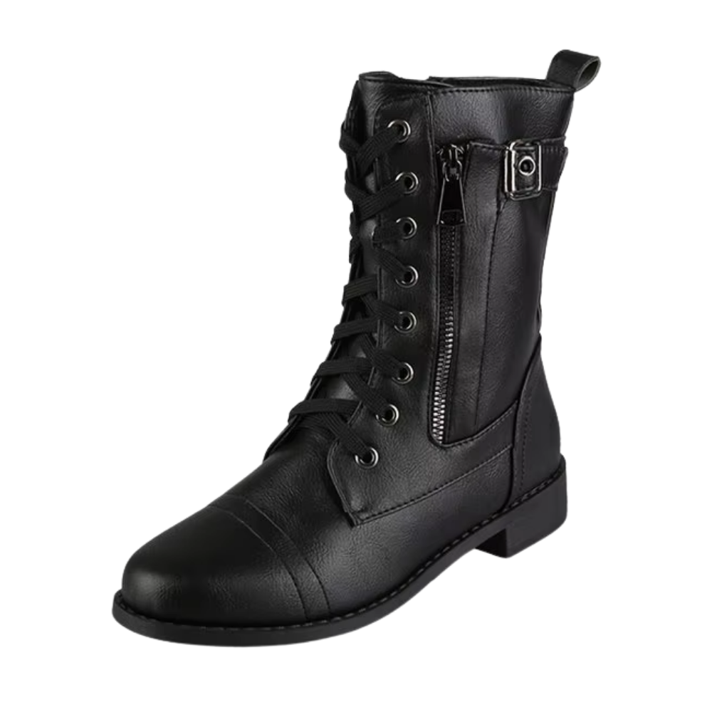 Botas elegantes e antiderrapantes Yotami, sapatos femininos pretos para caminhar com estilo e segurança.