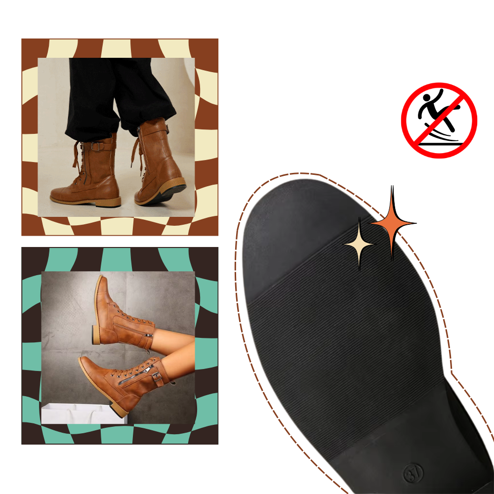 Botas elegantes e antiderrapantes Yotami, sapatos de caminhada com design moderno e sola de alta aderência.