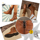 Bota elegante e antiderrapante da Yotami, calçado de caminhada com design estiloso e fácil de vestir.