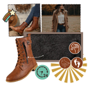 Bottes elegantes e antiderrapantes Yotami para caminhada, com suporte confortável para os pés durante o dia.