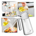 Pulverizador de óleo estilizado da Kitchen Gadgets, utensílio de cozinha para controlar a quantidade de óleo na preparação.