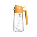 Pulvérizador de óleo estilizado da Kitchen Gadgets, acessório de cozinha de cor laranja para controle de óleo ao cozinhar.