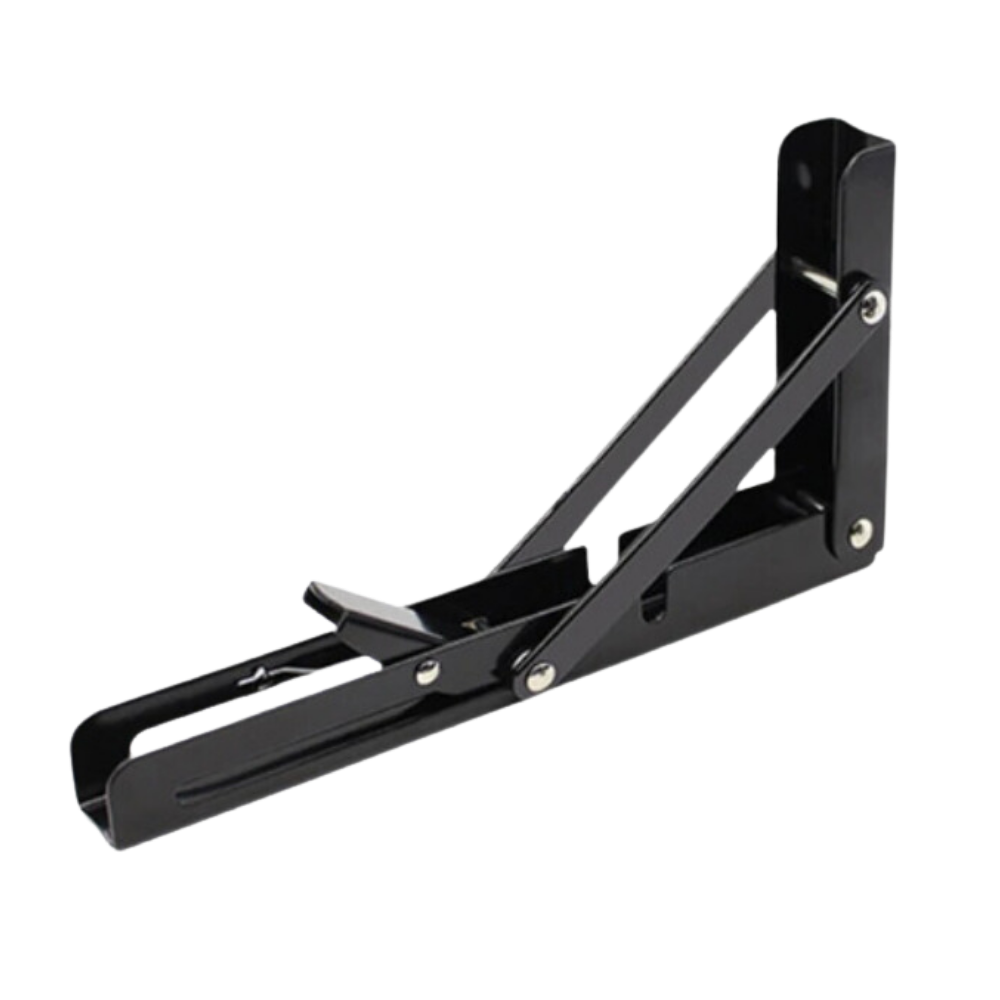 Suporte para mesa dobrável de parede para escritórios, fixação elegante e prática, na cor preta, da marca Unique-Bargains.
