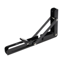 Suporte para mesa dobrável de parede para escritórios, fixação elegante e prática, na cor preta, da marca Unique-Bargains.