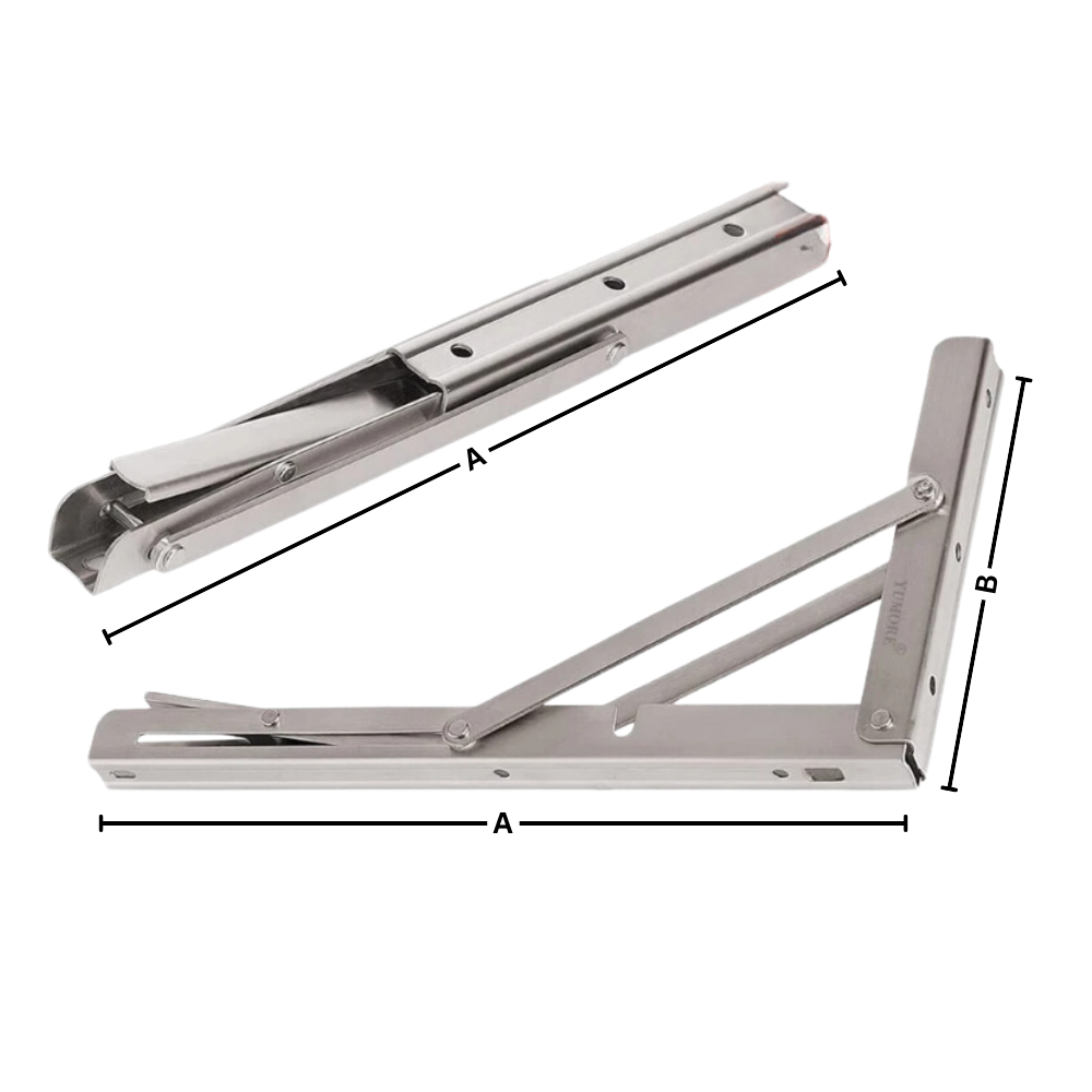 Suporte para mesa dobrável de escritório Unique-Bargains, fixação na parede, visual elegante e funcional para ambientes de trabalho.