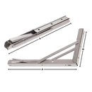 Suporte para mesa dobrável de escritório Unique-Bargains, fixação na parede, visual elegante e funcional para ambientes de trabalho.