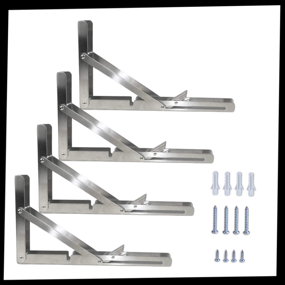 Suporte para mesa dobrável de parede da Unique-Bargains, ideal para escritórios, com acabamento moderno e fixação firme na parede