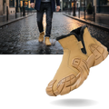 Bottines impermeáveis elegantes para homens da marca Fashion Clothers, com design moderno e resistente à água.