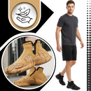 Bota impermeável elegante para homens da Fashion Clothers, com design moderno e detalhes resistentes à água.