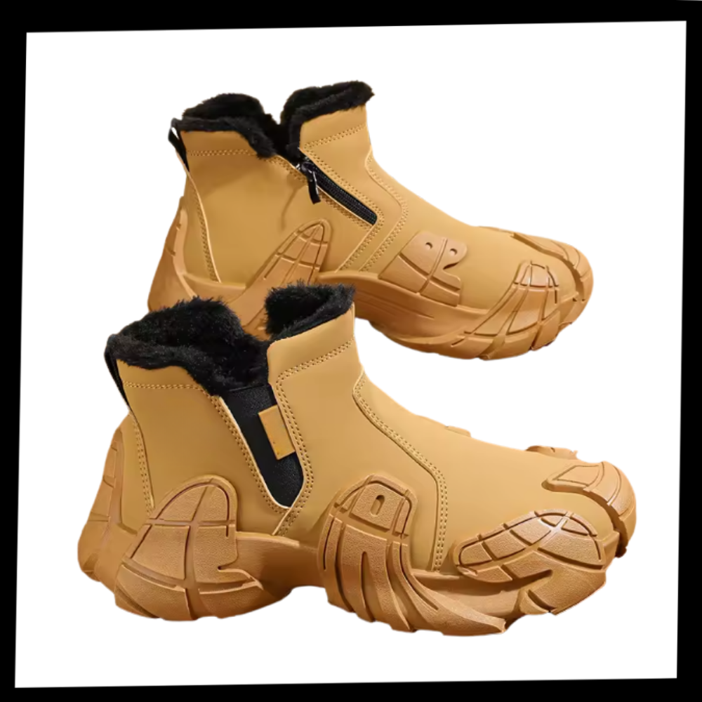 Bota impermeável elegante para homens da Fashion Clothers, com design moderno e acabamento resistente à água.