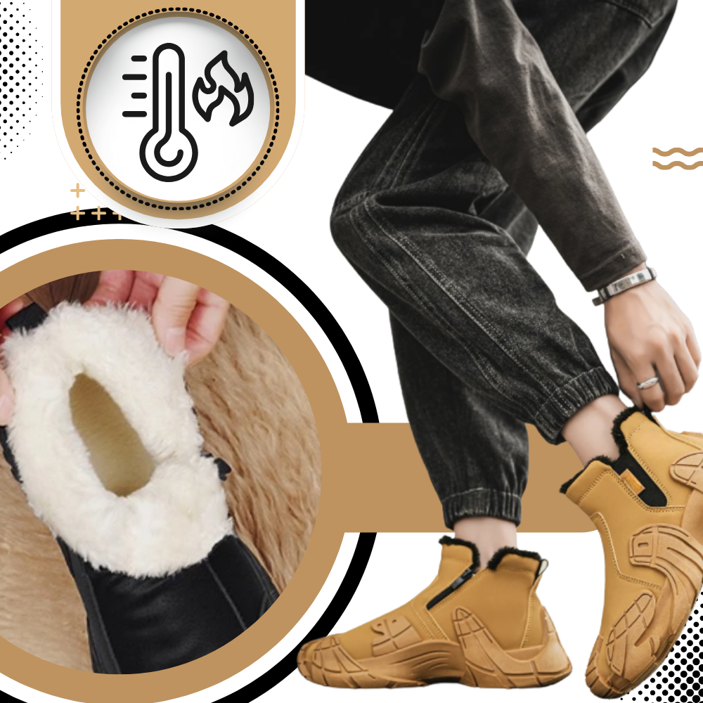 Bota masculina impermeável da Fashion Clothers, estilo elegante, resistente à água, ideal para dias chuvosos e looks sofisticados.
