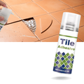 Cola alta aderência e impermeável para azulejos, marca Sufanic, aplicada em superfície de azulejos para construção.