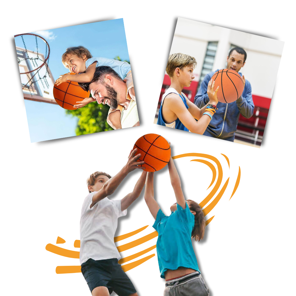 Balão de basquete silencioso, colorido e divertido de 18 cm da marca Sukiy, ideal para brinquedos esportivos.