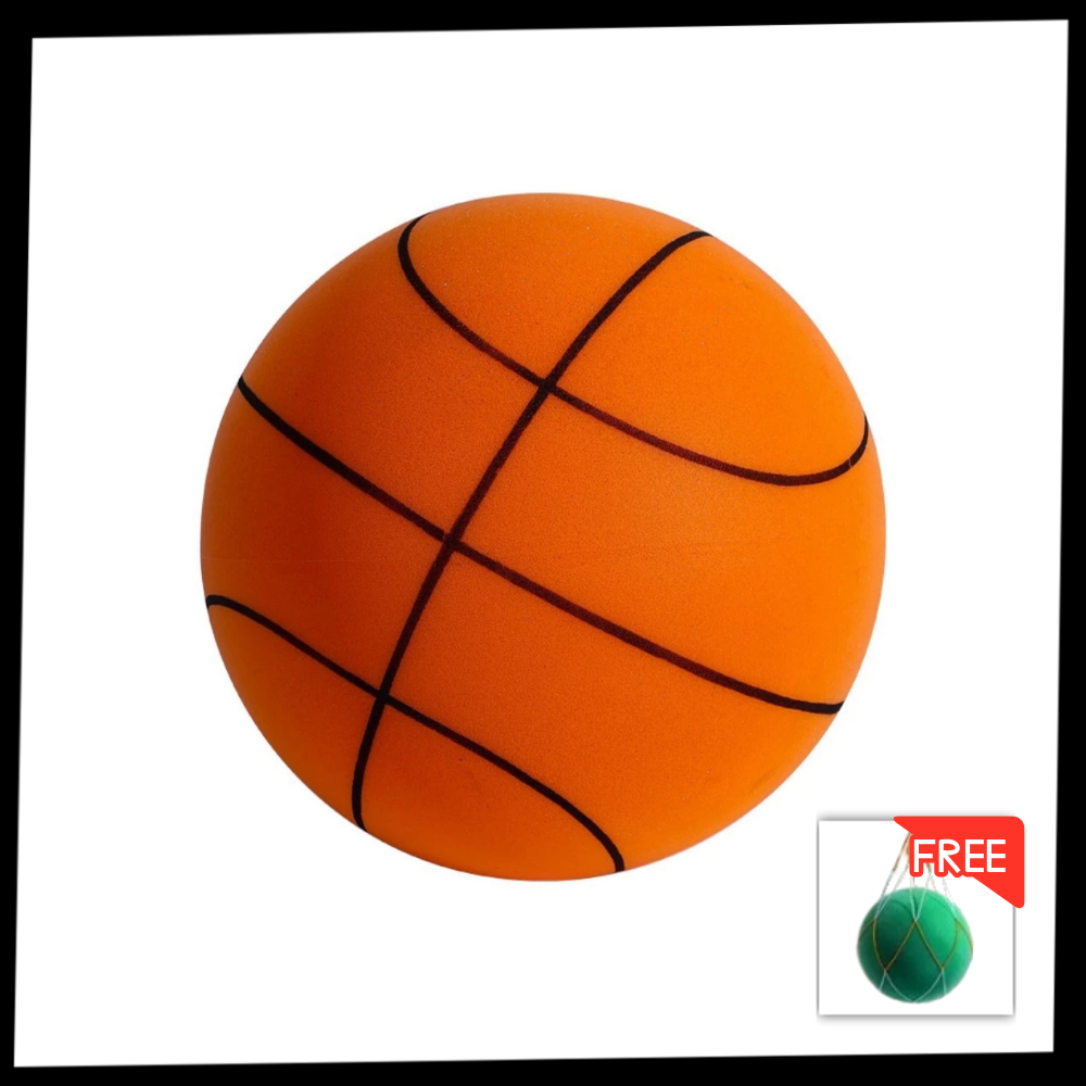 Balão de basquete silencioso, colorido e divertido da Sukiy, 18 cm, ideal para brinquedos de esporte.