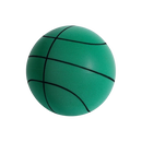 Balão de basquete silencioso e colorido de 18 cm da Sukiy, brinquedo esportivo divertido para crianças, em cor verde.