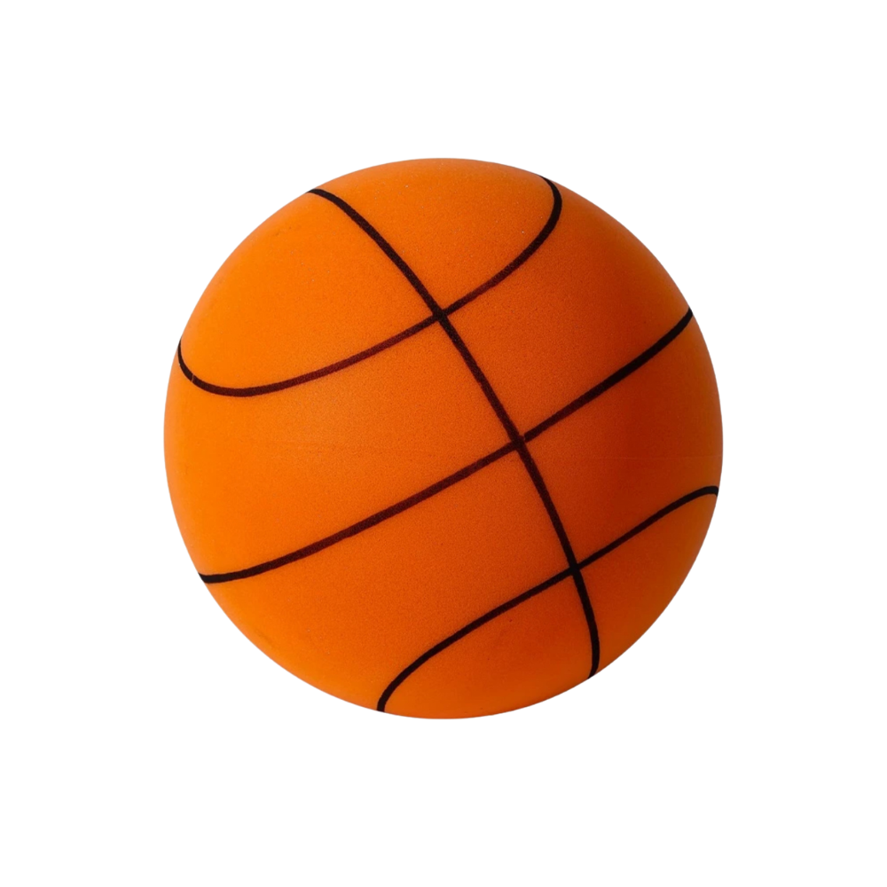 Balão de basquete silencioso, colorido e divertido da marca Sukiy, ideal para brinquedos esportivos, 18 cm de diâmetro.