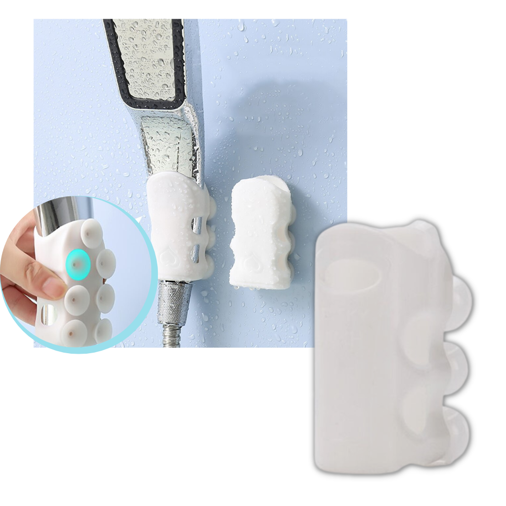 Suporte de pommeau de douche por sucção Sunficon, lote com duas peças de material de encanamento para fixação de ducha.