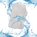Suporte de pommeau de douche Sunficon com sucção, pacote com 2 peças de material de encanamento para banheiro.