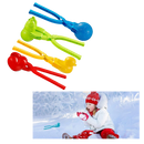 Conjunto de 4 kits de fabricação de bolas de neve Sunisery para jogos ao ar livre, com ingredientes e acessórios visíveis.