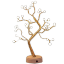 Lâmpada decorativa em forma de rosa artificial da Sunnimix, com acabamento detalhado de flores e planta.