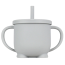 Tasse à bec de silicone para bebês Sunri, ideal para alimentação e aleitamento, na cor rosa, com bico suave.