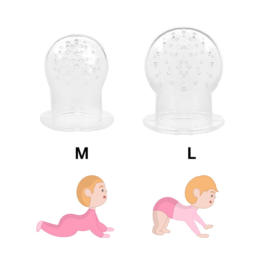 Chupeta alimentar Supertots da Gyuunyuu com anel de dentição, feita de silicone macio e seguro para bebês.