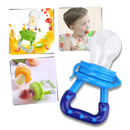 Tétine alimentar Supertots da Gyuunyuu, sucette para alimentação infantil com anel de dentição, feita de silicone macio.