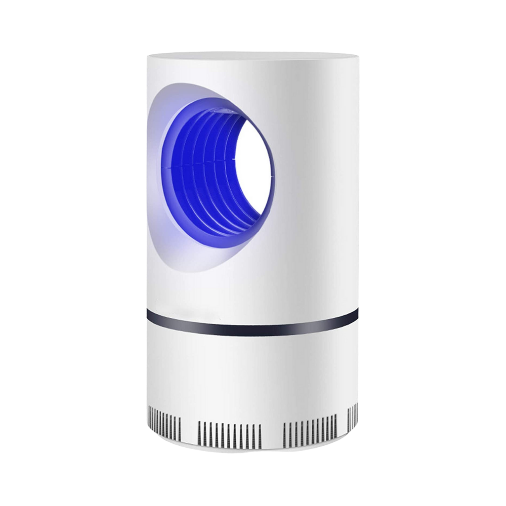Lâmpada LED anti-mosquito Supervalue para desinsetização, luz azul para repelir insetos, instalada em ambiente interno.