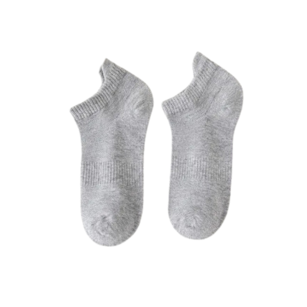 Meias ankle confort suprême para homens da marca Agand, em tom cinza, feitas para conforto e uso diário.