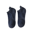 Meias ankle confort suprême para homem da marca Agand, em azul navy, destacando o tecido macio e ajuste confortável.