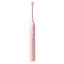 Escova de dentes elétrica vibratória sônica Suteng preta para cuidados bucais com cerdas macias e design ergonômico.