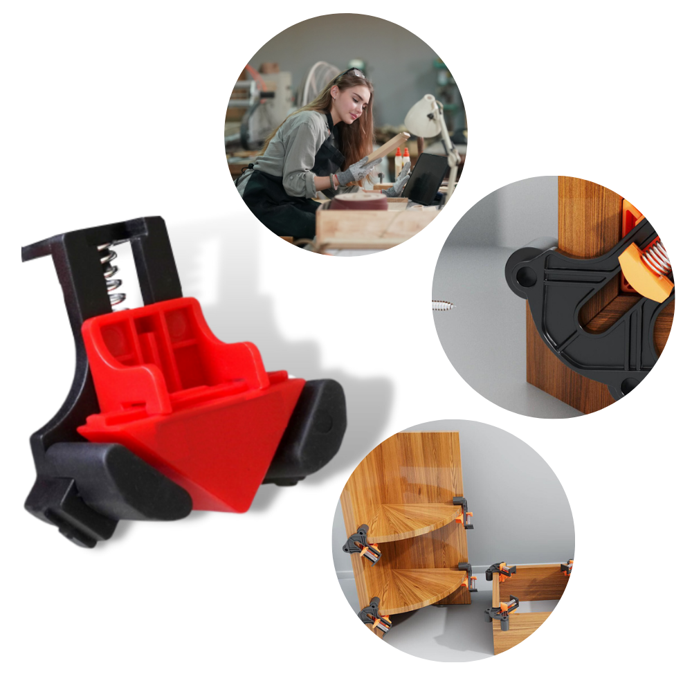Kit de pinces à bois Suzicca, conjunto de serre-joints e étaux para trabalhos de marcenaria, com diversas opções de fixação.