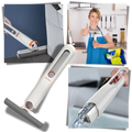 Mop com cabeça giratória e sistema de espremer automático, ideal para limpeza doméstica eficiente, marca Bez Marki.