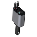 Estação de carga telescópica T-power para veículos elétricos, eletrônica moderna para carregamento de carros.