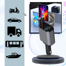 Estação de carga telescópica T-power para veículos elétricos, dispositivo eletrônico para recarga de carros.