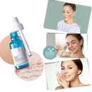 Sérum rajeunissant à l'acide hyaluronique Hyalu B5 da marca Tabbyc, frasco com sérum transparente e conta-gotas.
