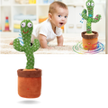 Cacto dançante da marca Oranga Inc, brinquedo que conversa e entretém, com detalhes coloridos e expressão divertida.
