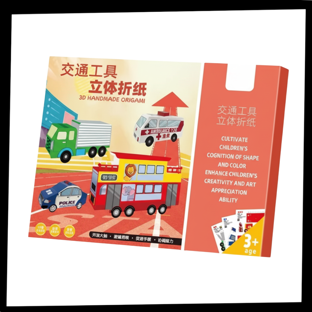 Livro de origami DIY da Taluosi com temas variados, ideal para hobbies de artesanato e criação de figuras de papel.
