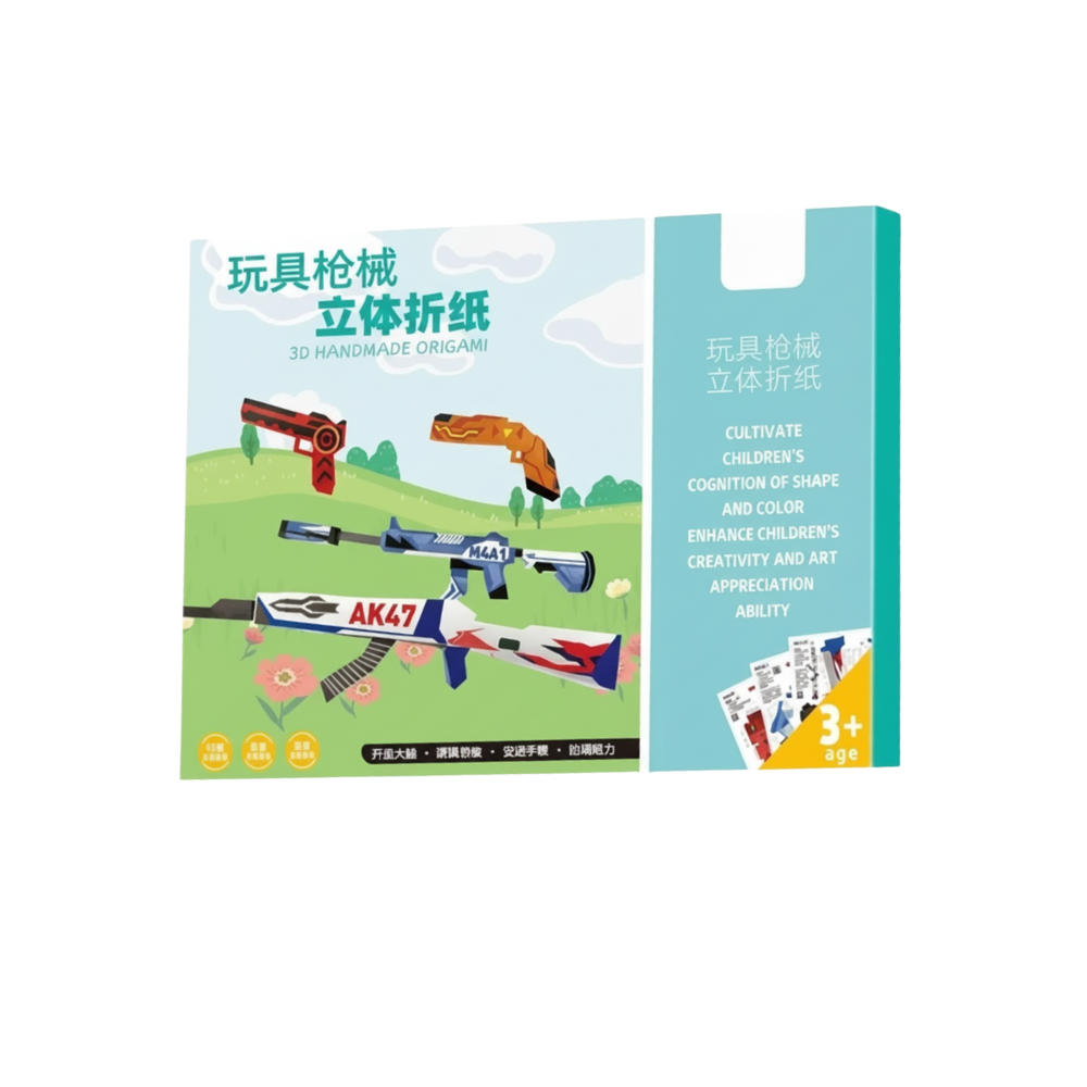 Livro de DIY de origami multitemas Taluosi, com exemplos de veículos e figuras criativas para hobbies de artes manuais.