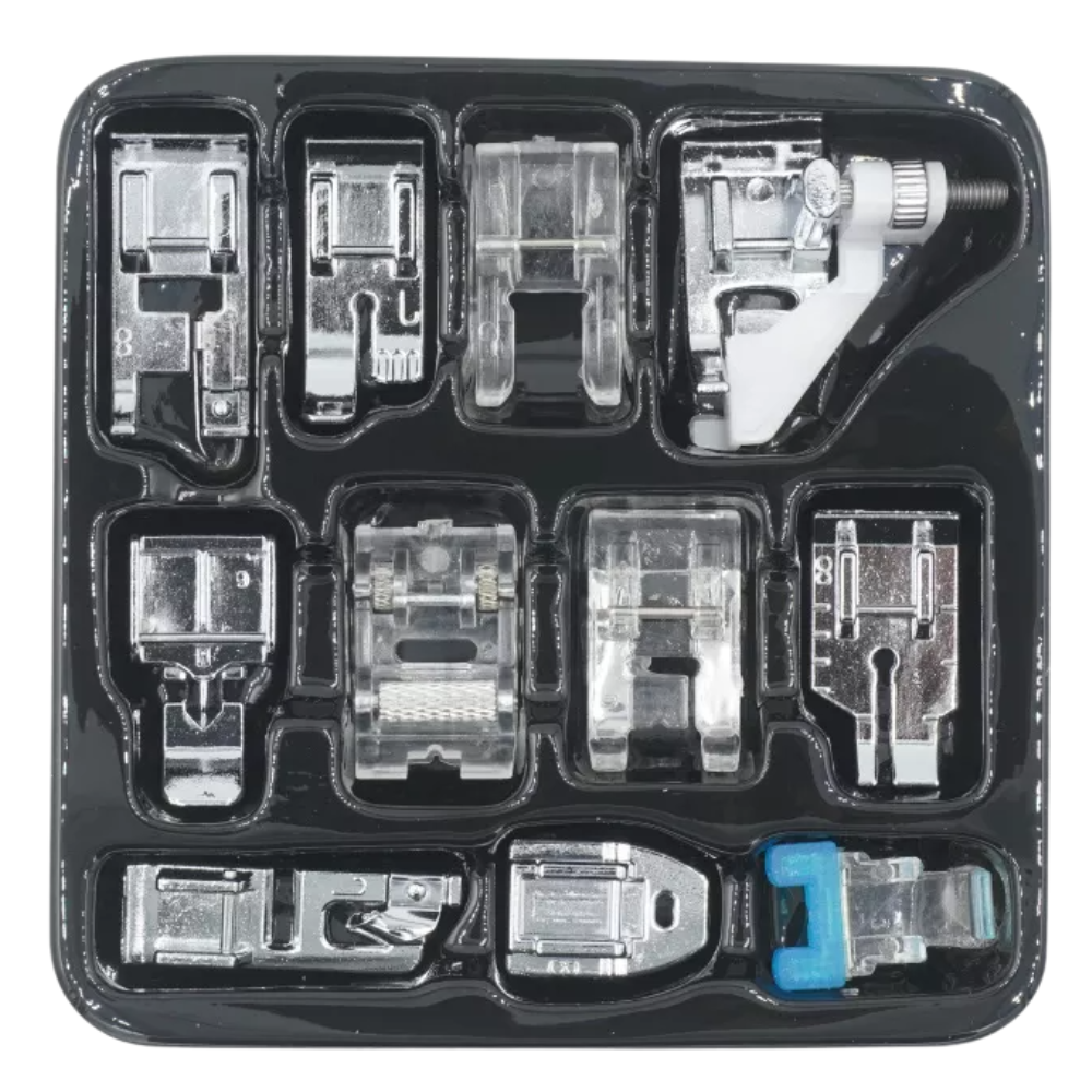 Conjunto de 32/42 pés-de-biche para máquina de costura Tapcet, acessórios para artesanato e costura criativa.