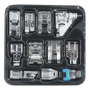 Conjunto de 32/42 pés-de-biche para máquina de costura Tapcet, acessórios para artesanato e costura criativa.