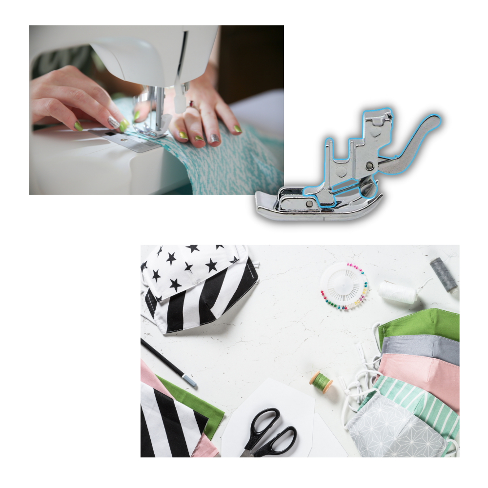 Conjunto de 32/42 pés-de-biche para máquina de costura Tapcet, acessórios para artesanato e projetos de costura.