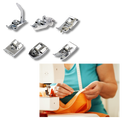 Conjunto de 32 a 42 agulhas para máquina de costura Tapcet, ideal para artesanato e projetos de costura criativa.