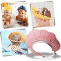 Visière de bain pour enfants Hurnice, accessório de banho para bebês, proteção contra água durante o banho.