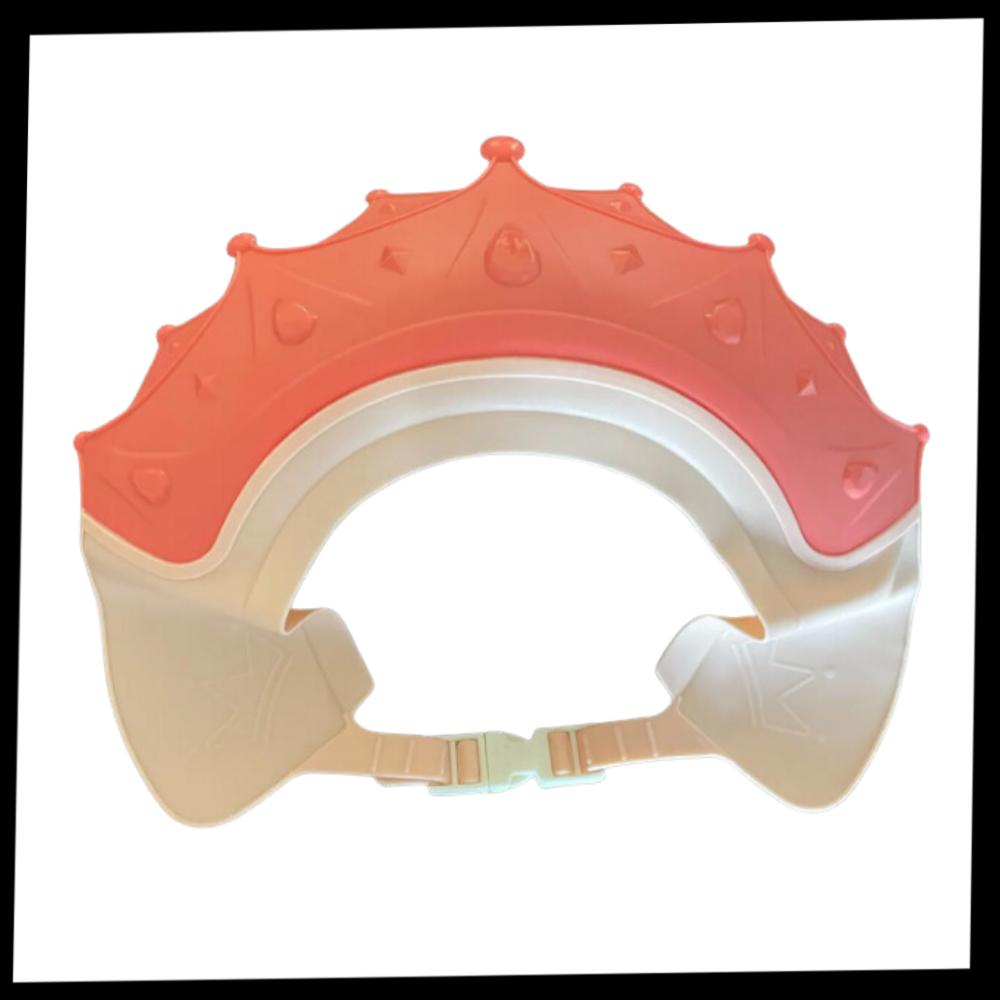 Touca de banho para crianças da Hurnice, acessório de banho para bebês, proteção contra água durante o banho.