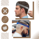 Banda elástica incurvada para corte de cabelo degradê, produto de rasagem e cuidados da marca Teblacker.