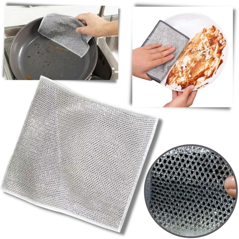 Pano de limpeza de chiffon espesso e absorvente da marca Ykohkofe, ideal para limpeza doméstica eficaz e suave.
