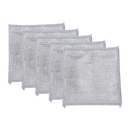 Panos de limpeza de chiffon absorvent e grossos da Ykohkofe, cinco unidades para limpeza doméstica eficiente.